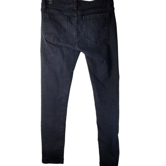 2.1 Denim Black Skinny Midrise Jeans Size 28x32 - Picture 5 of 6